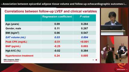 Association between epicardial adipose tissue volume and follow-up echocardiographic outcomes in patients with acute coronary syndrome