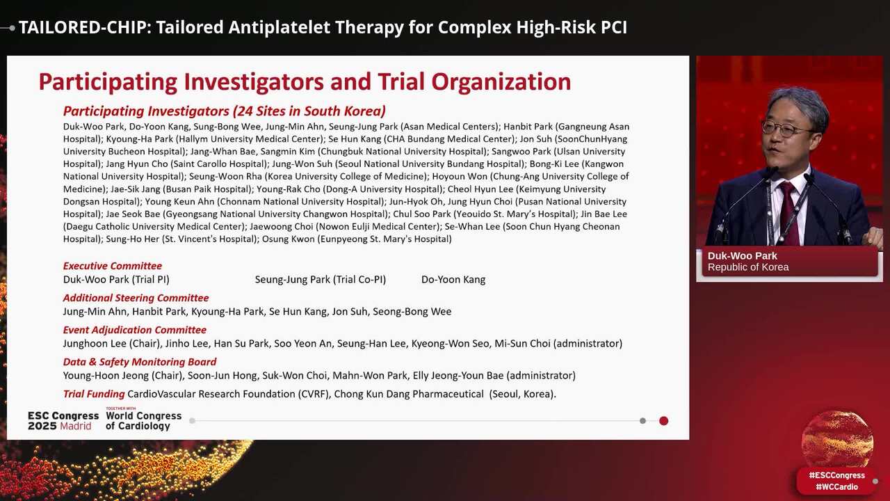 TAILORED-CHIP: Tailored Antiplatelet Therapy for Complex High-Risk PCI