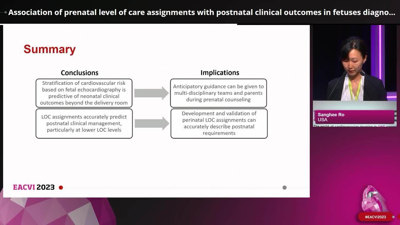 Association of prenatal level of care assignments with postnatal clinical outcomes in fetuses diagnosed with congenital heart disease - American Society of Echocardiography Young Investigator Award winner