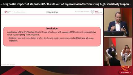 Prognostic impact of stepwise 0/1/3h rule-out of myocardial infarction using high-sensitivity troponin T