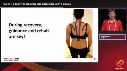 Patient´s experience: living and exercising with a device 