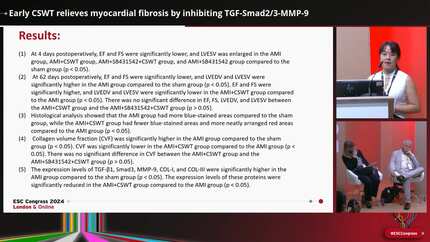 Early CSWT relieves myocardial fibrosis by inhibiting TGF-Smad2/3-MMP-9