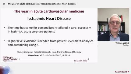 The year in acute cardiovascular medicine 
