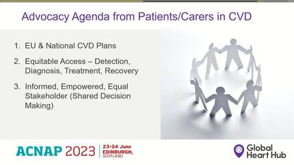 Why health-care professionals and patients need to unite for CVD advocacy