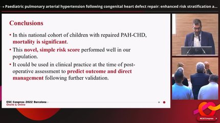 Paediatric pulmonary arterial hypertension following congenital heart defect repair: enhanced risk stratification and outcomes in a national cohort