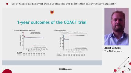 Out-of-hospital cardiac arrest and no ST-elevation: who benefits from an early invasive approach?