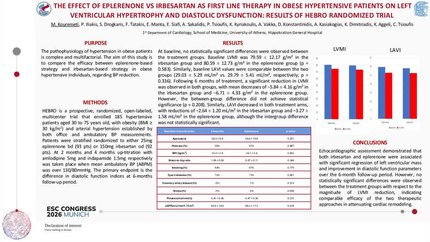 The effect of eplerenone vs irbesartan as first line therapy in obese hypertensive patients on left ventricular hypertrophy and diastolic dysfunction: echocardiographic results of the HEBRO randomized