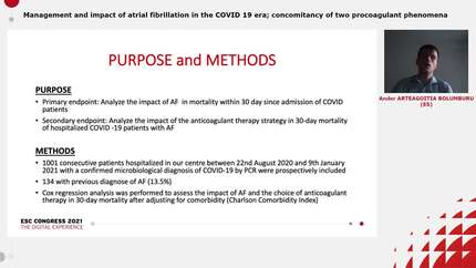 Management and impact of atrial fibrillation in the COVID 19 era; concomitancy of two procoagulant phenomena