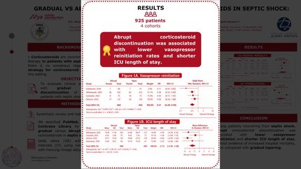 Gradual vs abrupt discontinuation of corticosteroids in septic shock: a systematic review and meta-analysis
