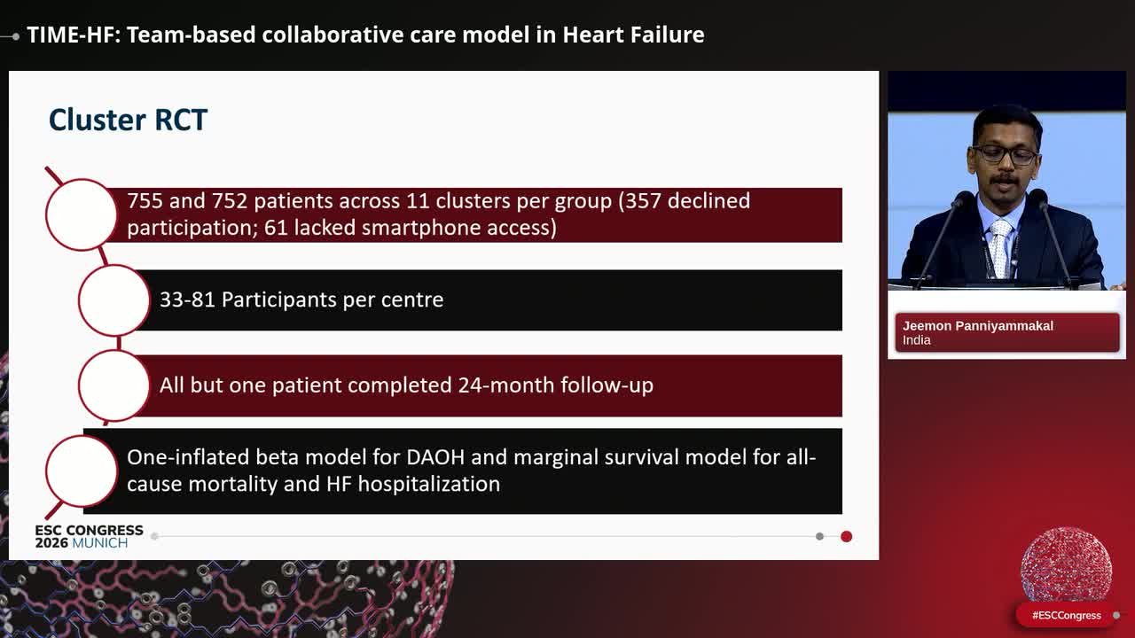 TIME-HF: Team-based collaborative care model in Heart Failure