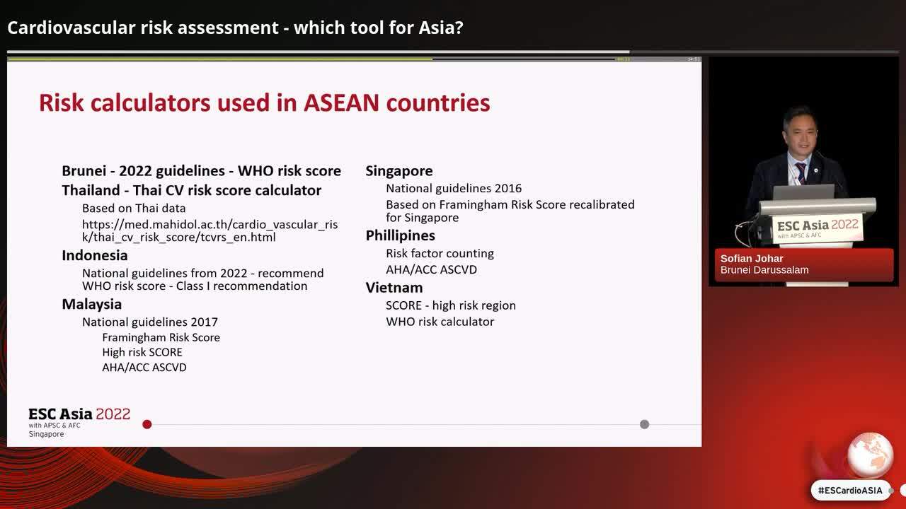 Cardiovascular risk assessment - which tool for Asia?