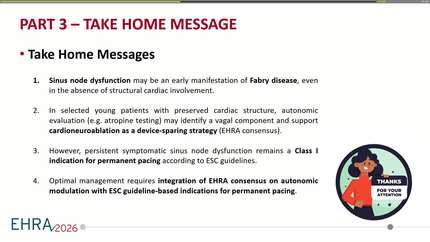 Sinus node dysfunction in fabry disease: from vagal assessment to cardioneuroablation and definitive pacing
