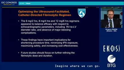 The OPTALYSE PE trial.