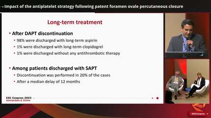 Impact of the antiplatelet strategy following patent foramen ovale percutaneous closure