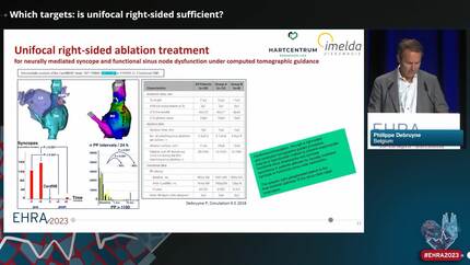 Which targets: is unifocal right-sided sufficient?