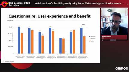 Initial results of a feasibility study using home ECG screening and blood pressure monitoring.