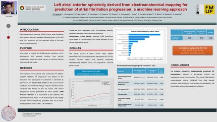 Left atrial anterior sphericity derived from electroanatomical mapping for prediction of atrial fibrillation progression: a machine learning approach