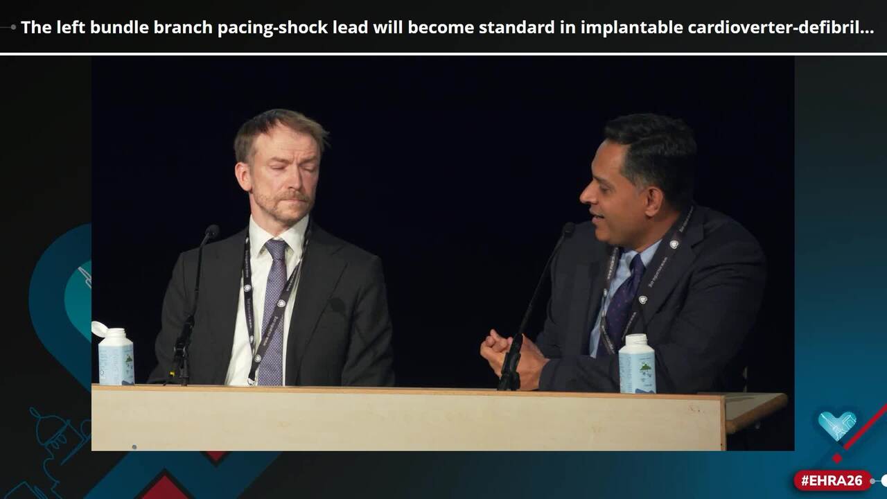 The left bundle branch pacing-shock lead will become standard in implantable cardioverter-defibrillator therapy: discussion