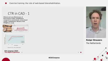 Exercise training: the role of web-based telerehabilitation.