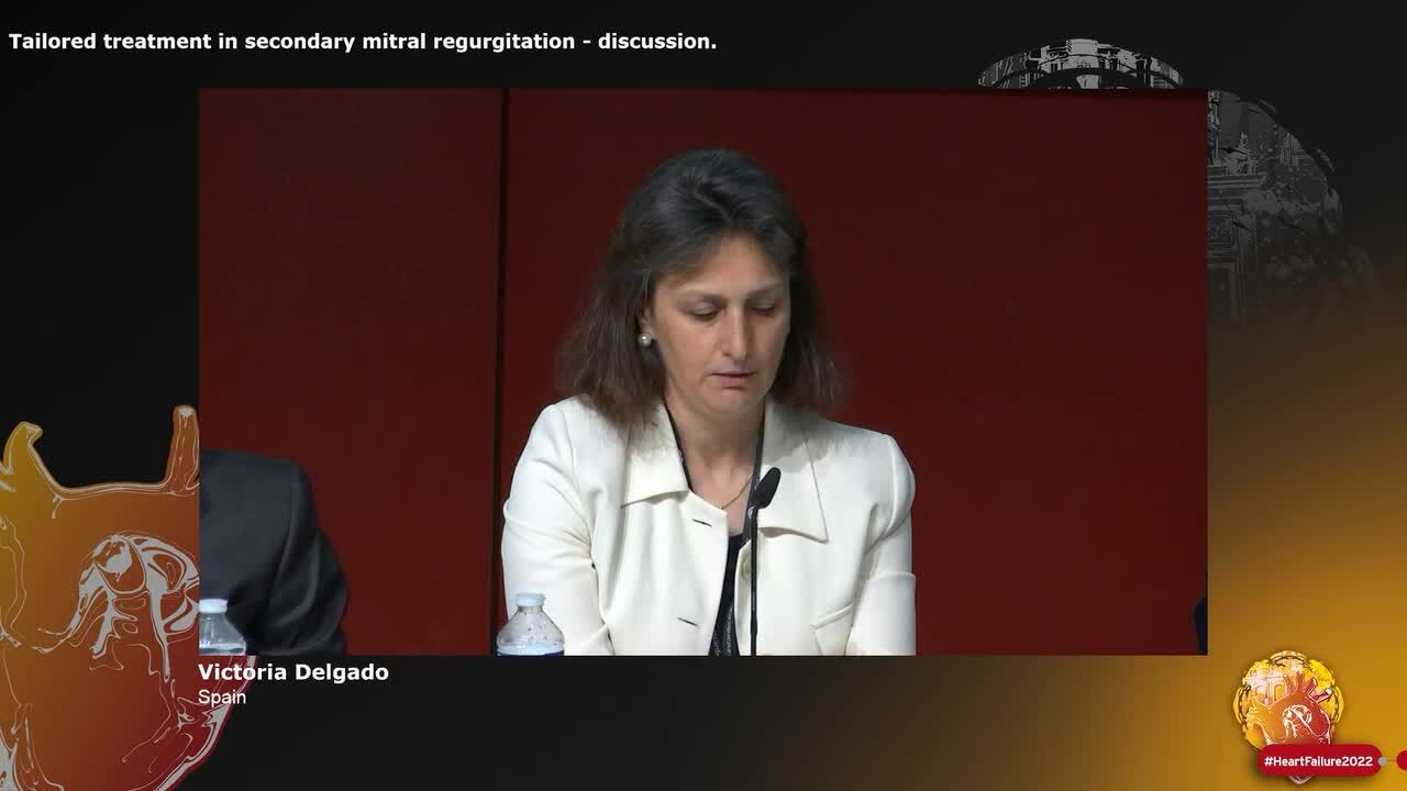 Tailored treatment in secondary mitral regurgitation - discussion.