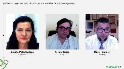 Clinical cases session - Primary care and risk factor management