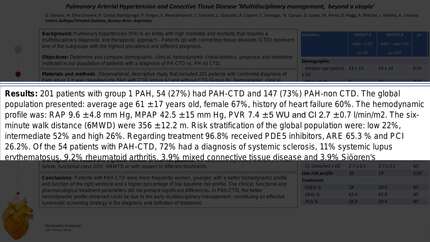 Pulmonary arterial hypertension and connective tissue disease "multidisciplinar management, beyond a utopia"
