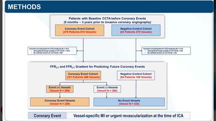 Fractional flow reserve and fractional flow reserve gradient from coronary CT angiography for future coronary events