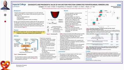 Diagnostic and prognostic value of an ejection fraction corrected for myocardial remodelling