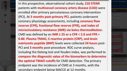 Exploring trimethylamine n-oxide's role in coronary microvascular dysfunction and prognostic outcomes in ST-elevation myocardial infarction patients