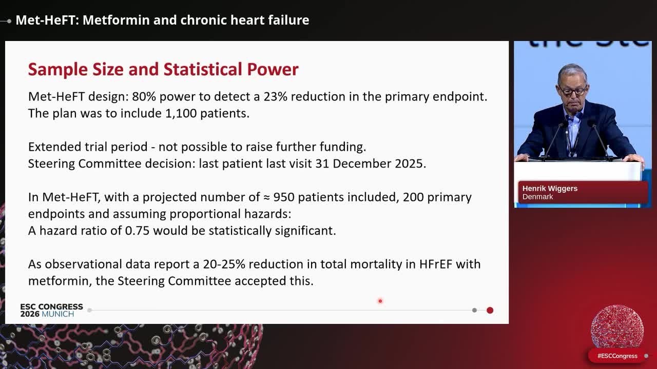 Met-HeFT: Metformin and chronic heart failure