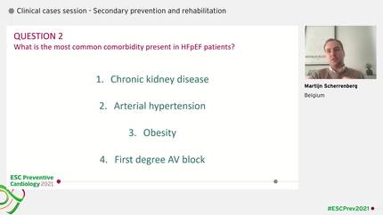 Clinical cases session - Secondary prevention and rehabilitation
