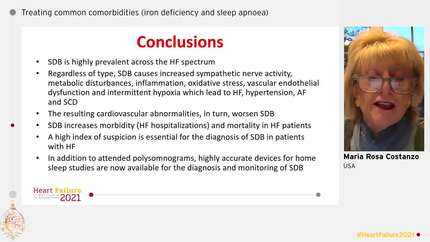 Treating common comorbidities (iron deficiency and sleep apnoea)