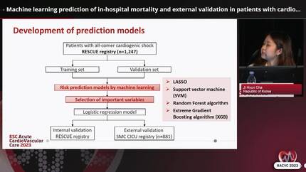 Machine learning prediction of in-hospital mortality and external validation in patients with cardiogenic shock: the RESCUE score