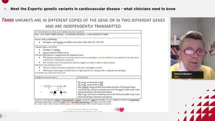 Meet the Experts: genetic variants in cardiovascular disease – what clinicians need to know