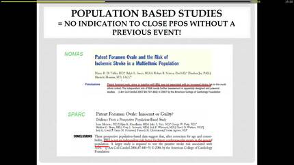 PFO closure: indications and role of imaging before the procedure.