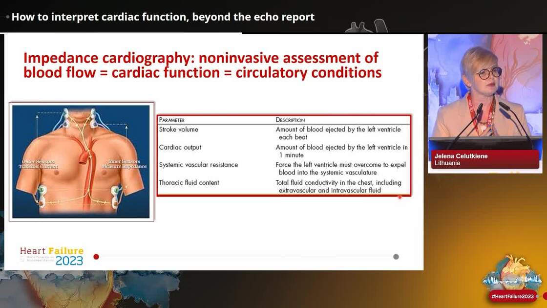 ESC 365 - How to interpret cardiac function, beyond the echo report