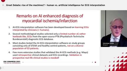 Great Debate: rise of the machines? – human vs. artificial intelligence for ECG interpretation
