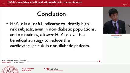 HbA1C correlates subclinical atherosclerosis in non-diabetes
