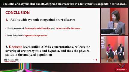 E-selectin and asymmetric dimethylarginine plasma levels in adult cyanotic congenital heart disease patients: relation to biochemical parameters, vascular function, and clinical status. 