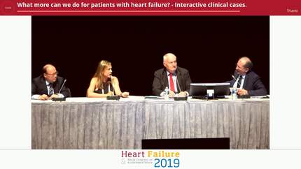 Panel discussion about clinical cases - Optimizing the heart failure patients’ pathway right from the discharge.