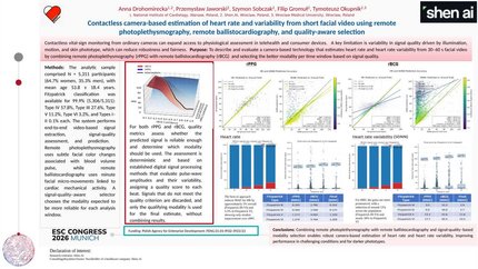 Contactless camera-based estimation of heart rate and variability from short facial video using remote photoplethysmography, remote ballistocardiography, and quality-aware selection