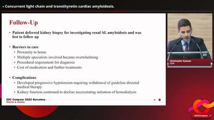 Concurrent light chain and transthyretin cardiac amyloidosis.