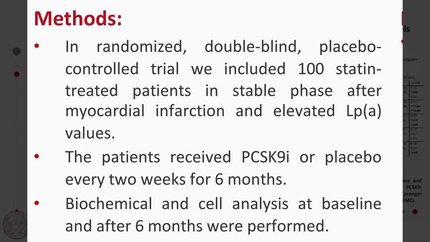 Treatment with PCSK9 inhibitors reduces the expression of scavenger receptors CD16, CD36 and CD45 in patients with stable coronary artery disease and elevated Lp(a) levels