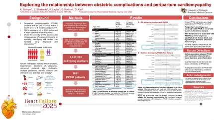 Exploring the relationship between obstetric complications and peripartum cardiomyopathy