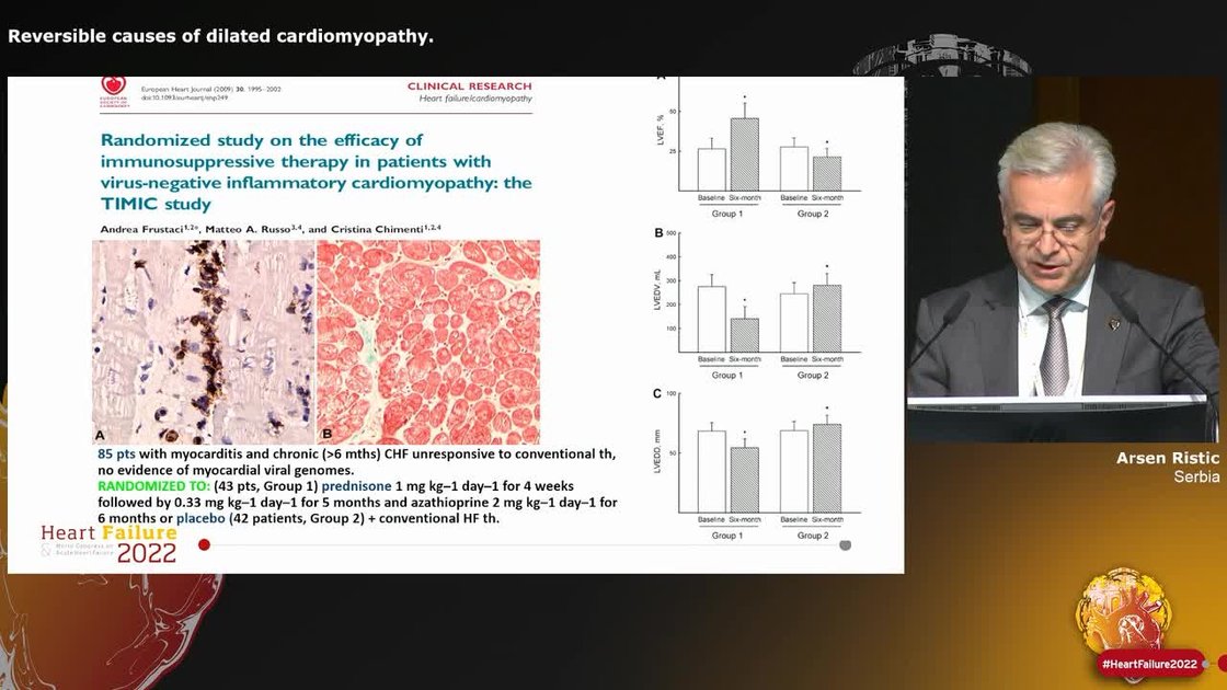 ESC 365 - Reversible causes of dilated cardiomyopathy.