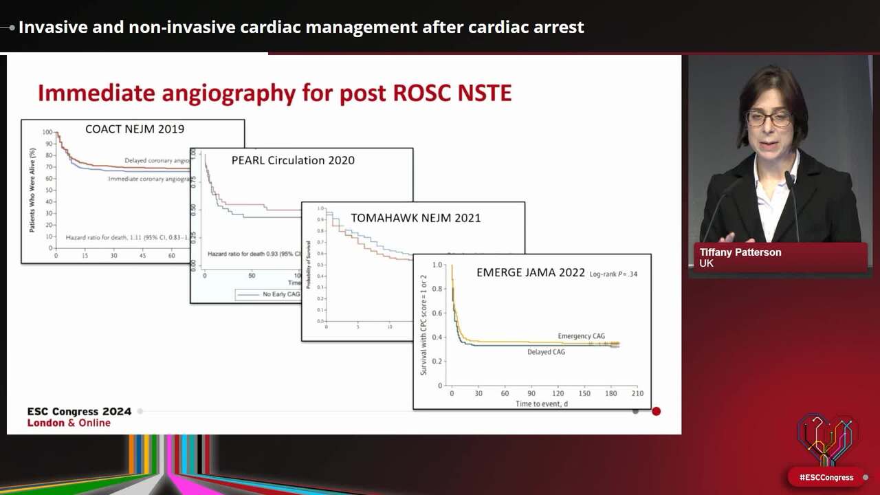 Invasive and non-invasive cardiac management after cardiac arrest