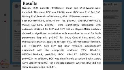 Comparative assessment of CMR-determined extracellular volume metrics in predicting adverse outcomes
