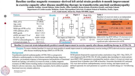 Baseline cardiac magnetic resonance–derived left atrial strain predicts 6-month improvement in exercise capacity after disease-modifying therapy in transthyretin amyloid cardiomyopathy
