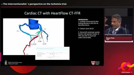 The Ischemia trial: lessons for today´s management of coronary artery disease