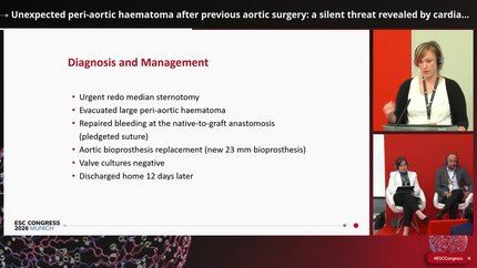 Unexpected peri-aortic haematoma after previous aortic surgery: a silent threat revealed by cardiac magnetic resonance